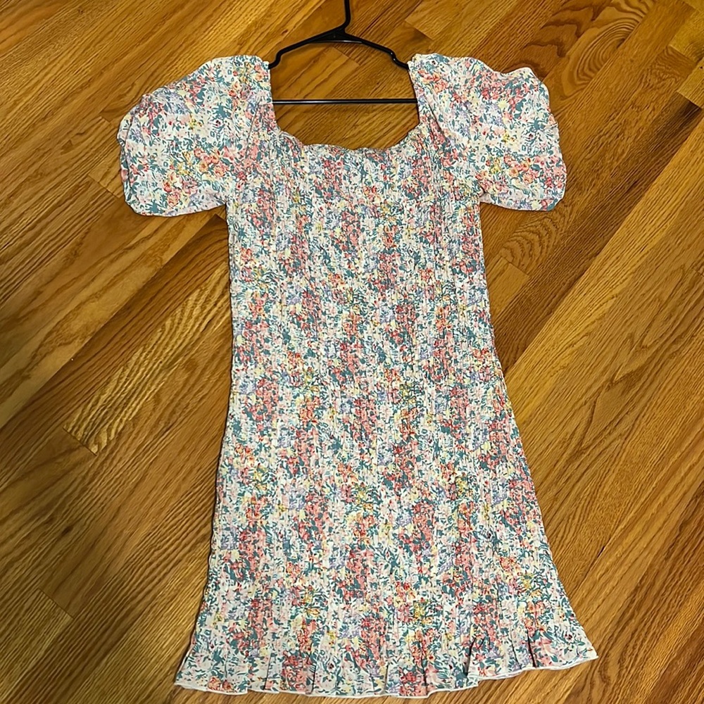 Pink lily dress